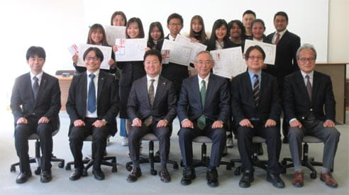 第14回静岡産業大学 奨学金授与式