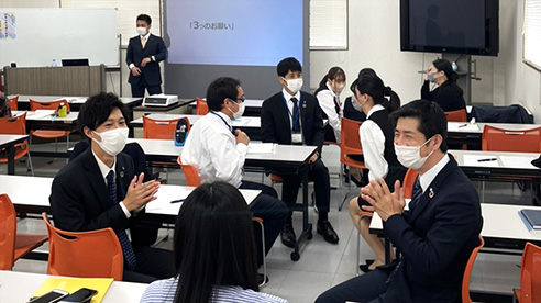 当校にて『日本ほめる達人協会』静岡支部の『ほめ達！』検定３級を実施